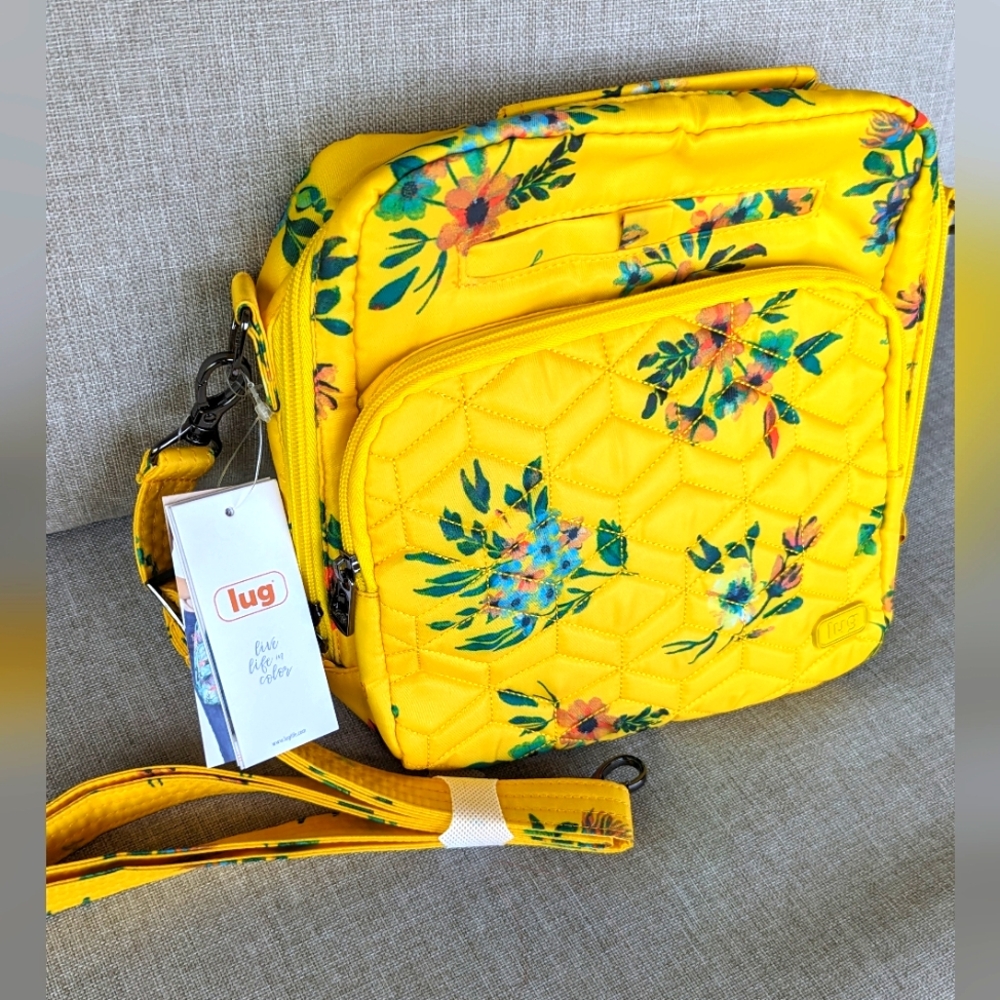 NWT Lug Ranger Crossbody in Bouquet Yellow